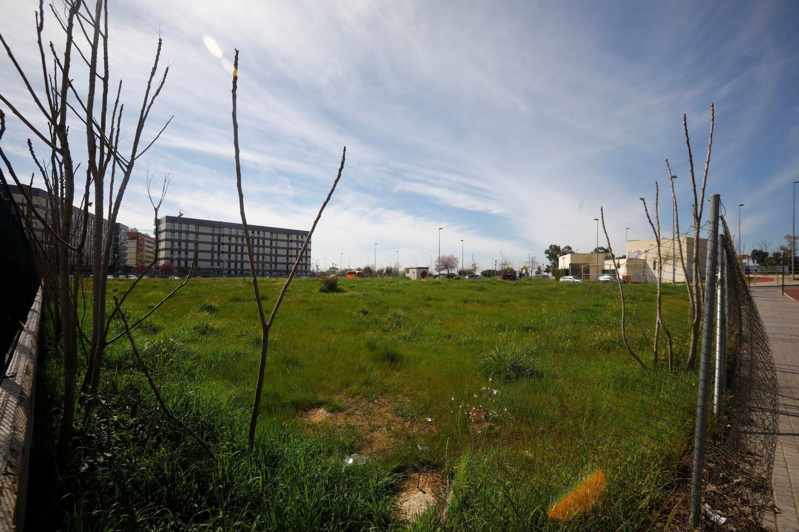 Nueva parcela del futuro Parque Central de Bomberos de Córdoba.