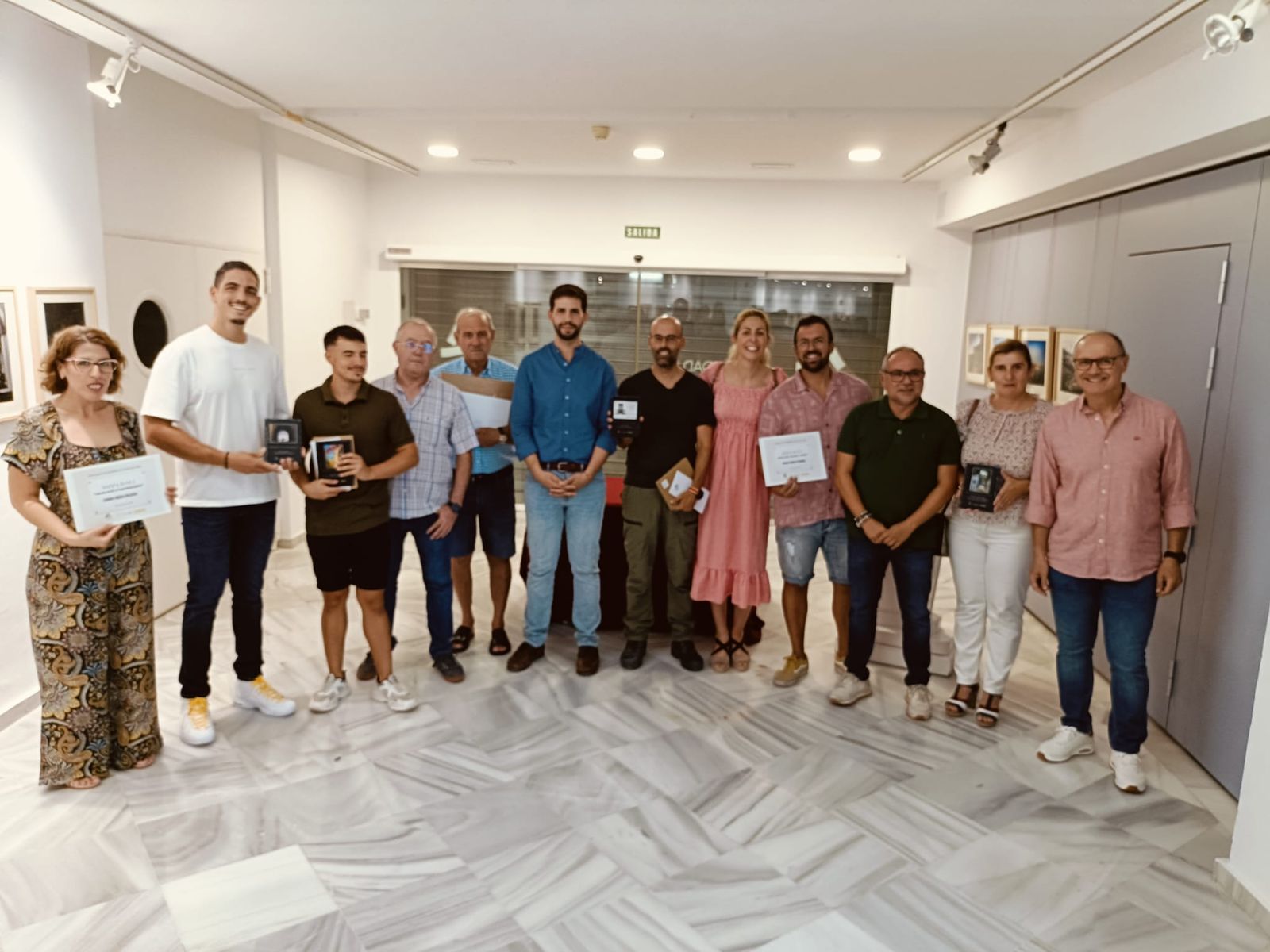 Entrega de premios del Rally.