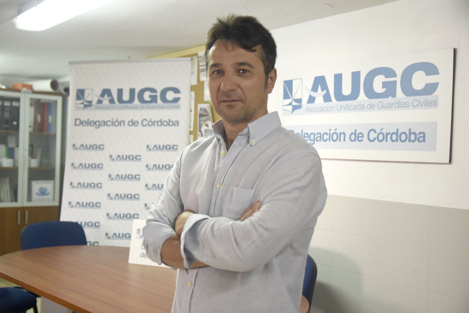 Ostos, en las dependencias de la AUGC en la Comandancia de Córdoba.