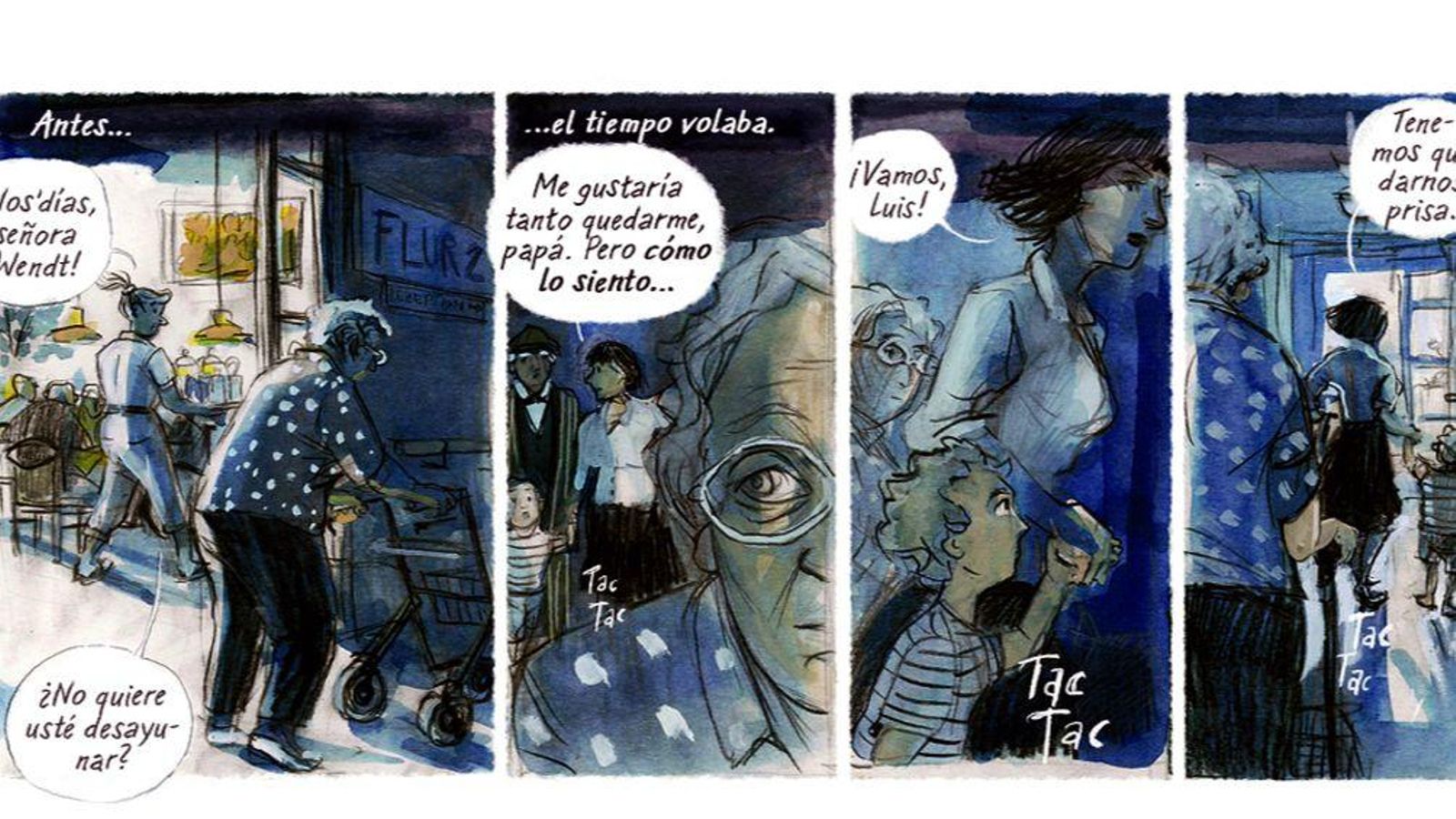 Los autores muestran la rutina de Gerda Wendt, que pasa los últimos días de su vida en una residencia de ancianos.