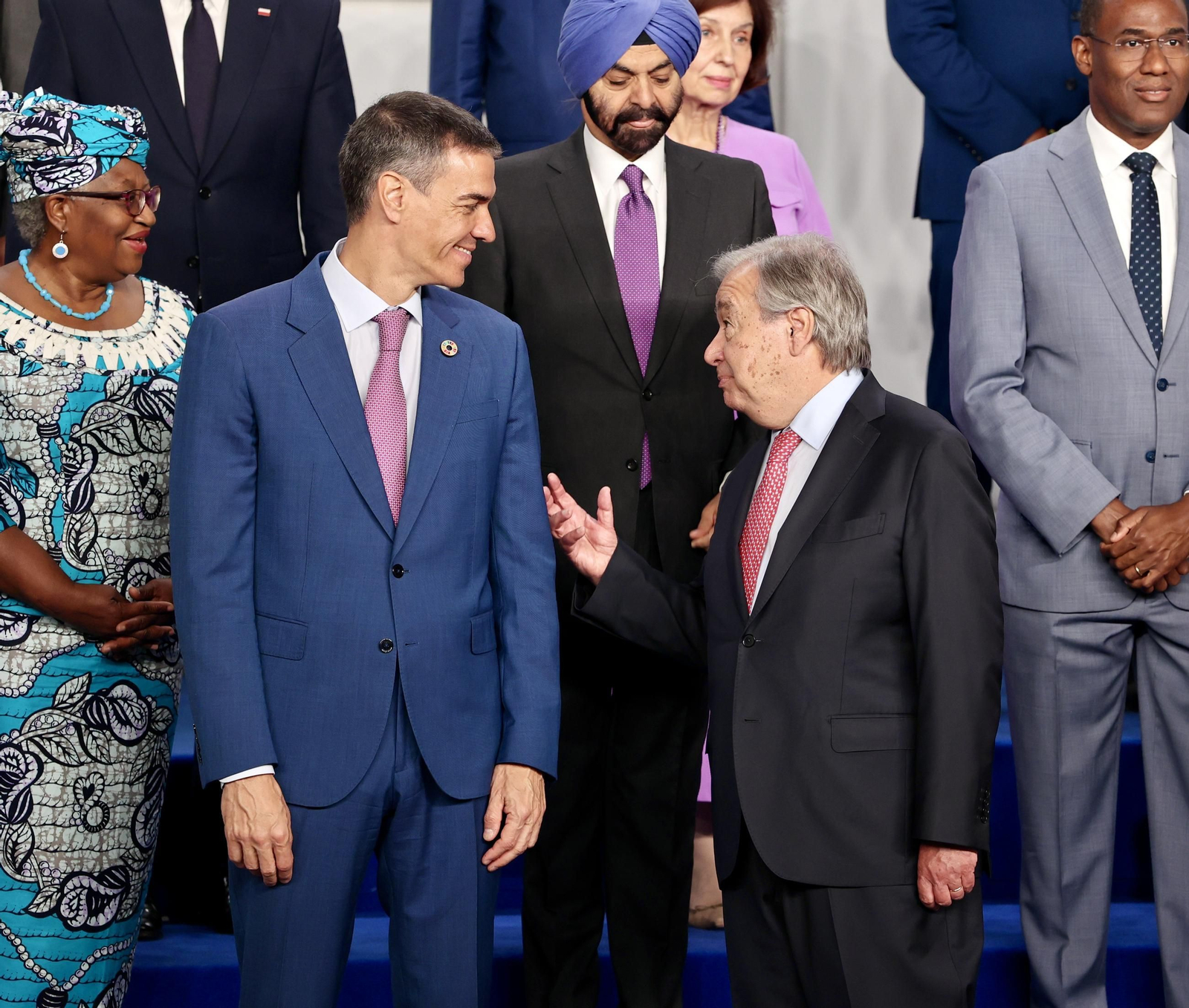 Las fotos de la primera jornada de la cumbre de la ONU en Sevilla