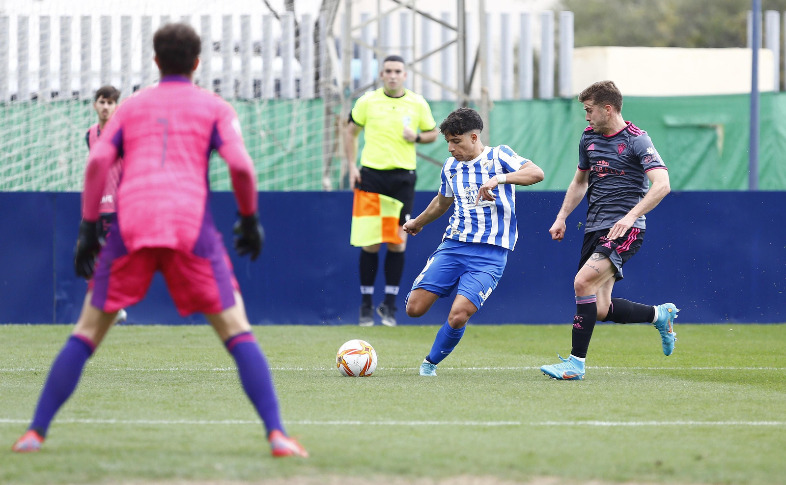 Imagen del Atlético Malagueño-Marbella.