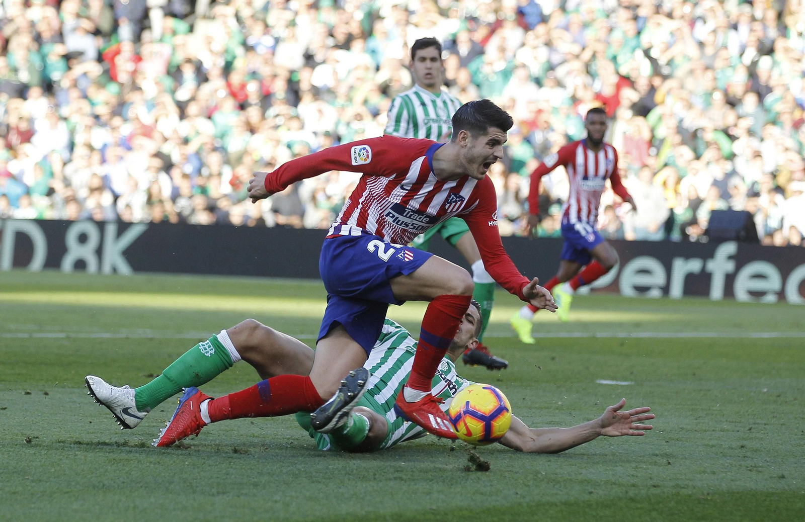 El Betis-Atlético de Madrid, en imágenes
