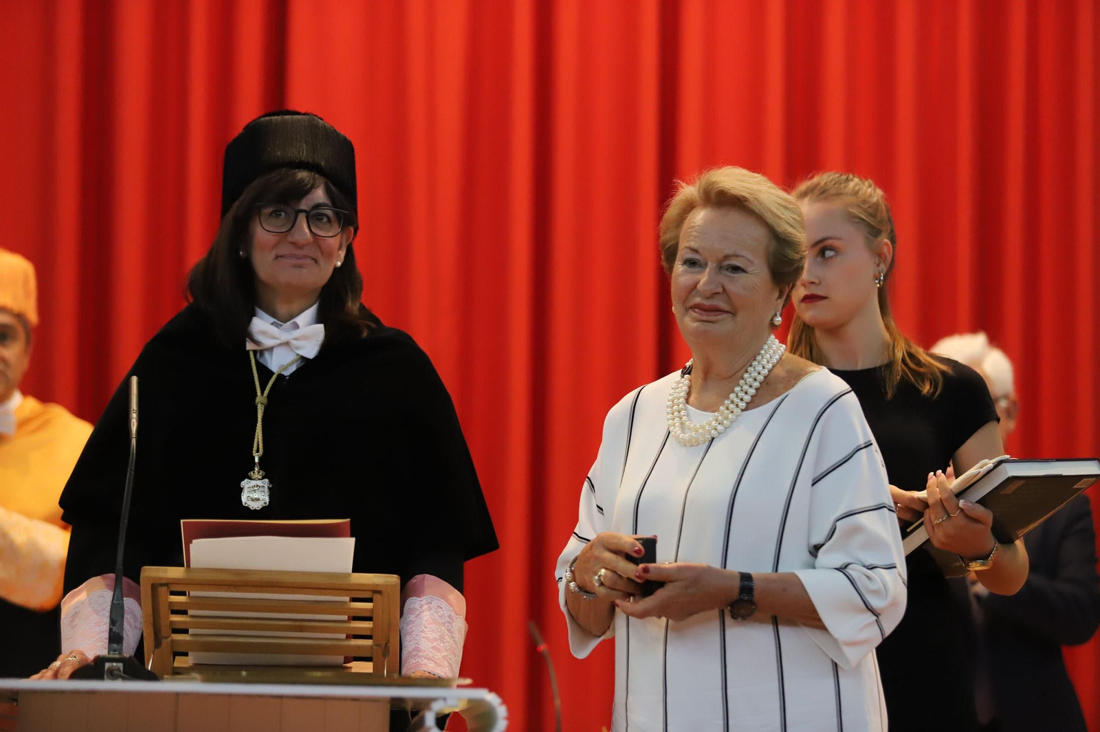 Imágenes de la investidura póstuma de García Palacios como doctor Honoris Causa