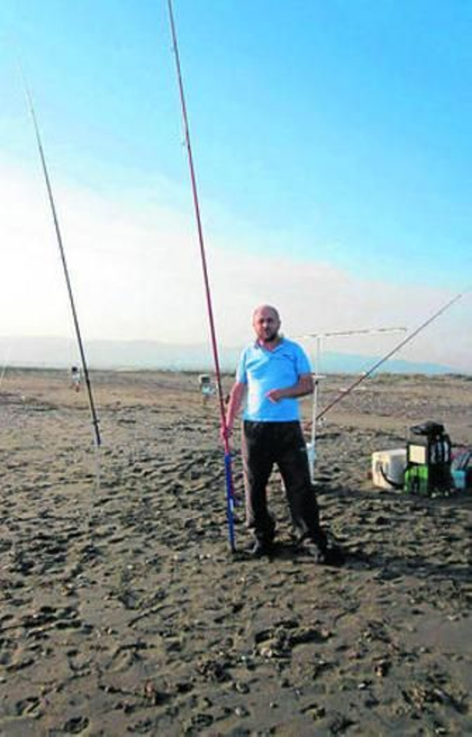 El propietario de Depor Pesca y organizador del evento.