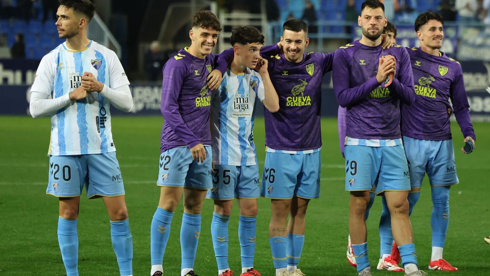 El Málaga CF-CD Tenerife, en fotos