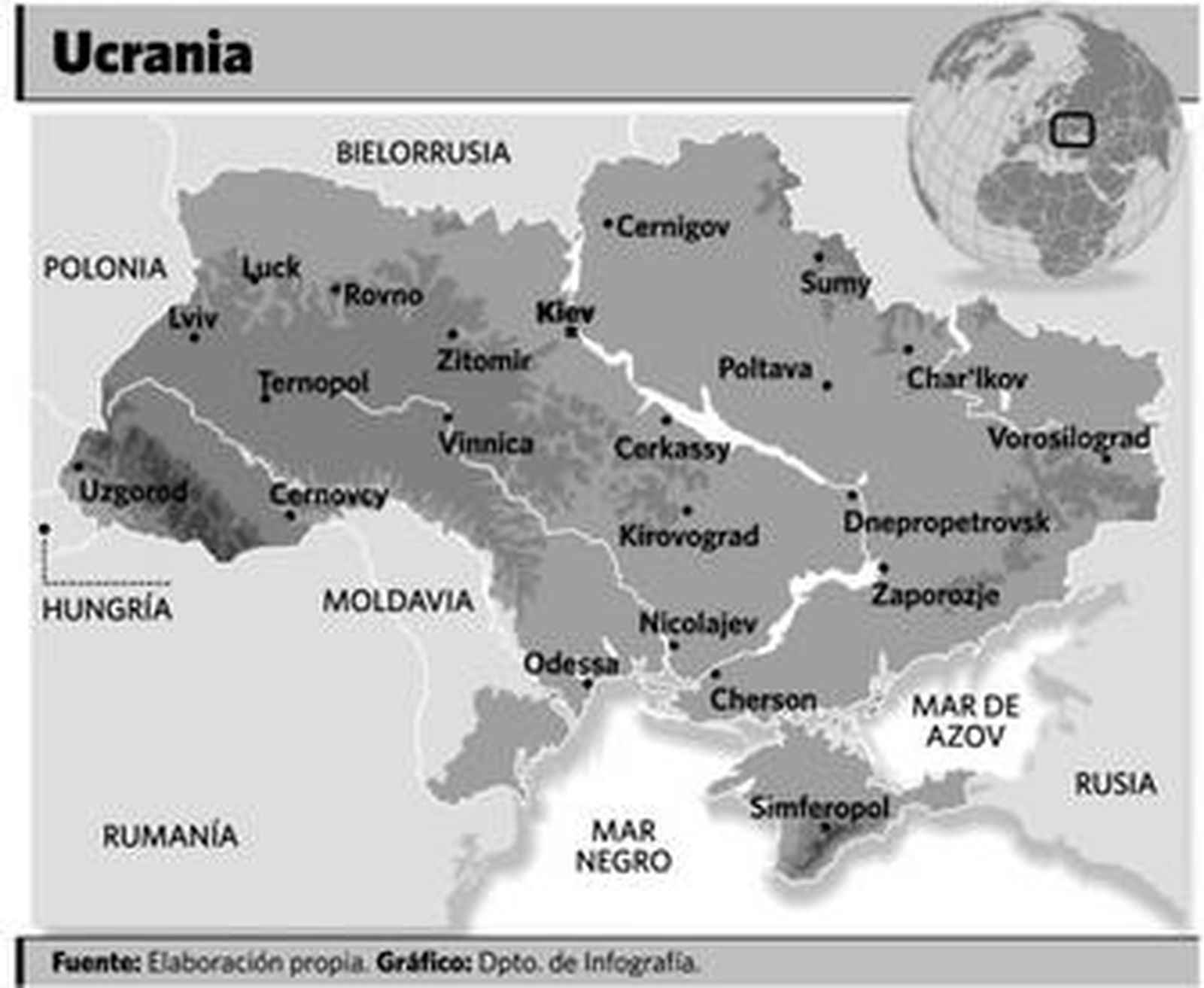 Ucrania, entre Bruselas y Moscú