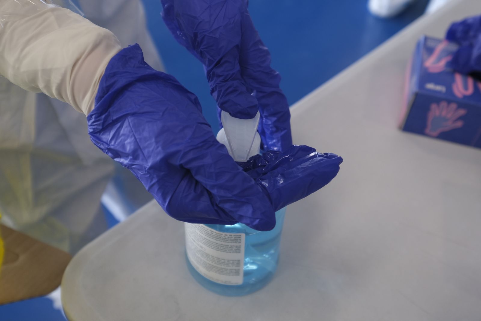 Fotogalería cribado test antígenos COVID-19 en Berja. Almería