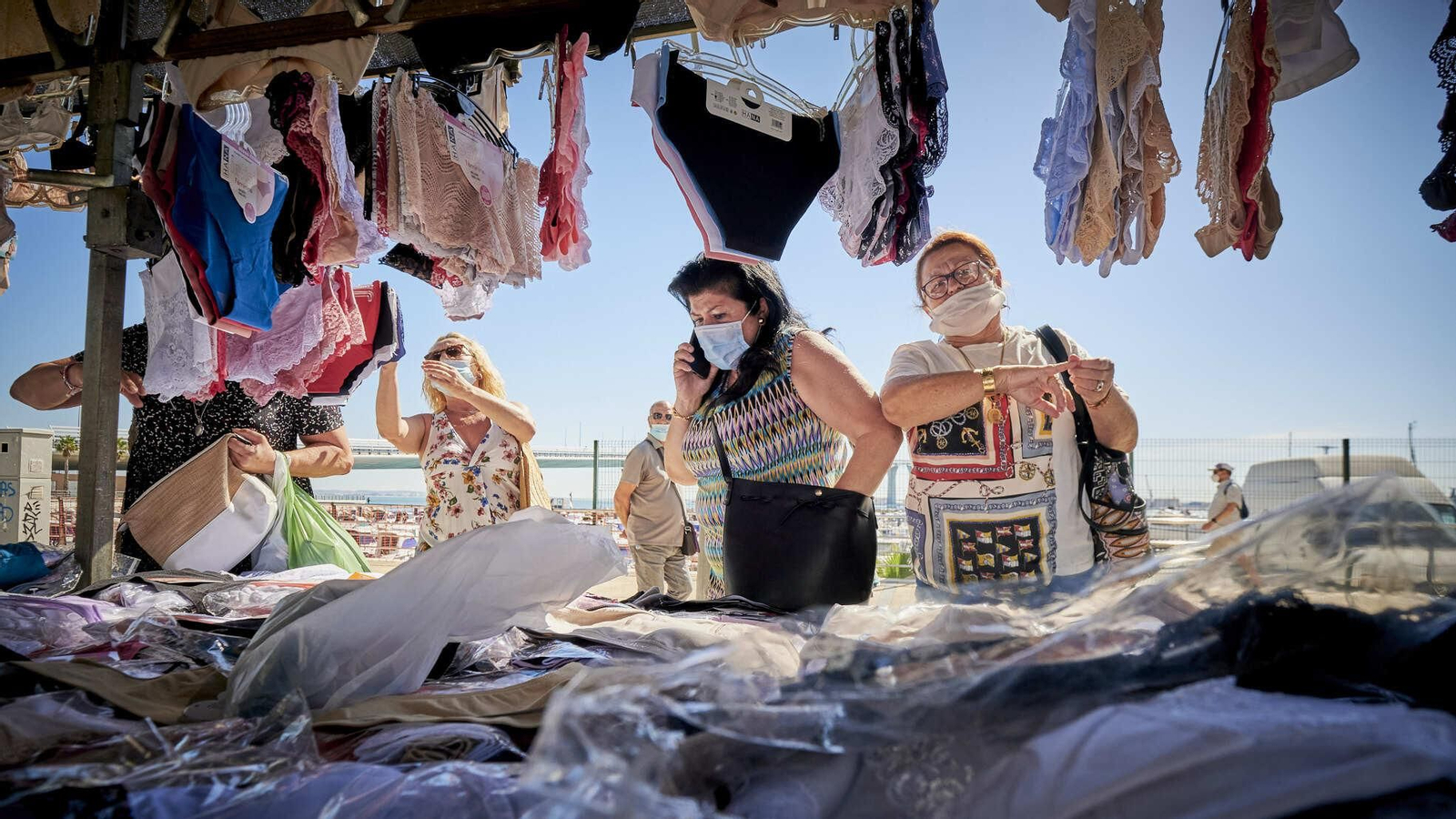 Primer día de 'Piojito' en Cádiz desde que empezó la pandemia.