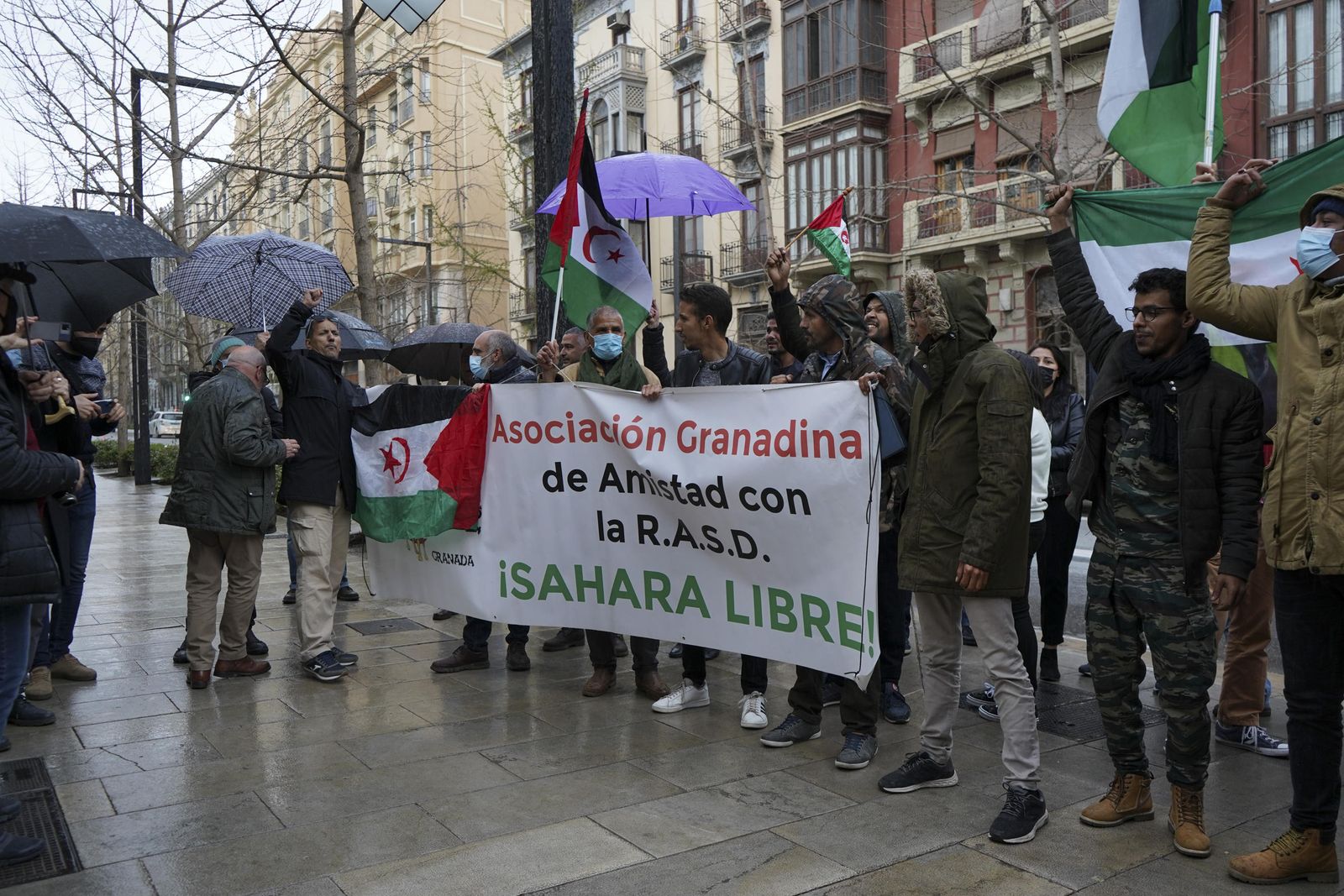 Un momento de la manifestación