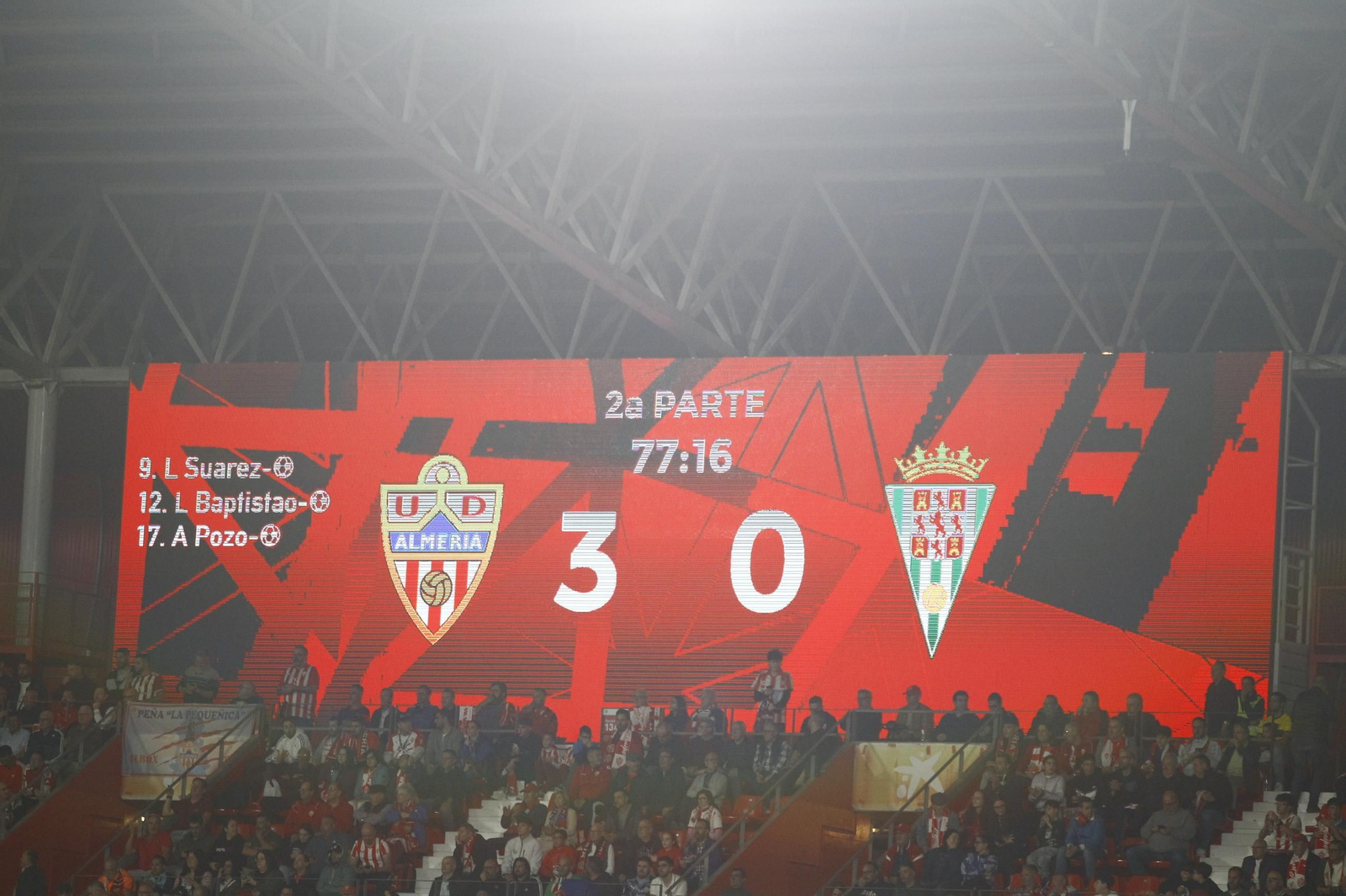 Las mejores imágenes del partido de fútbol U.D. Almería-Córdoba C.F.