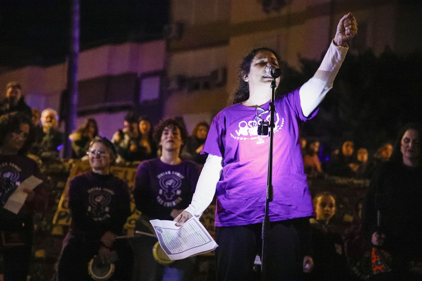 Las imágenes de la manifestación realizada por Asamblea Feminista 8M en Almería