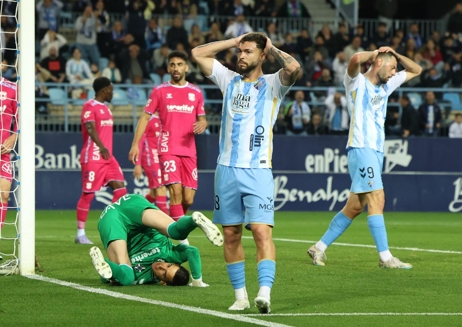 El Málaga CF-CD Tenerife, en fotos