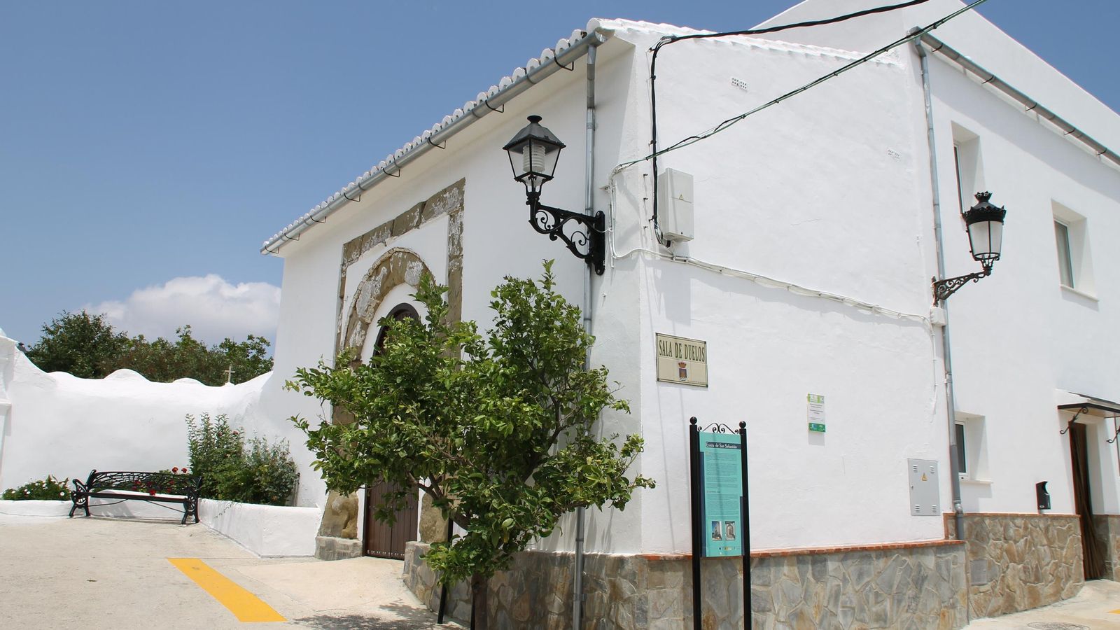La ermita de San Sebastián.