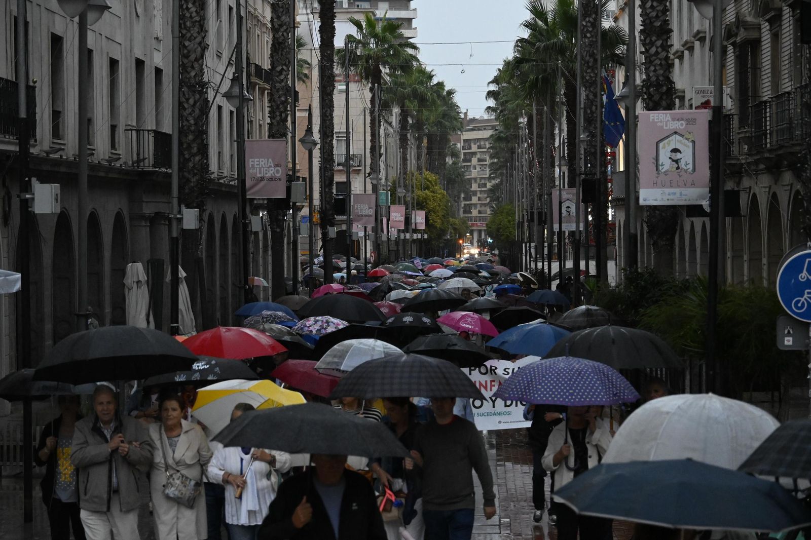 Las mejores imágenes de la manifestación por la sanidad en Huelva