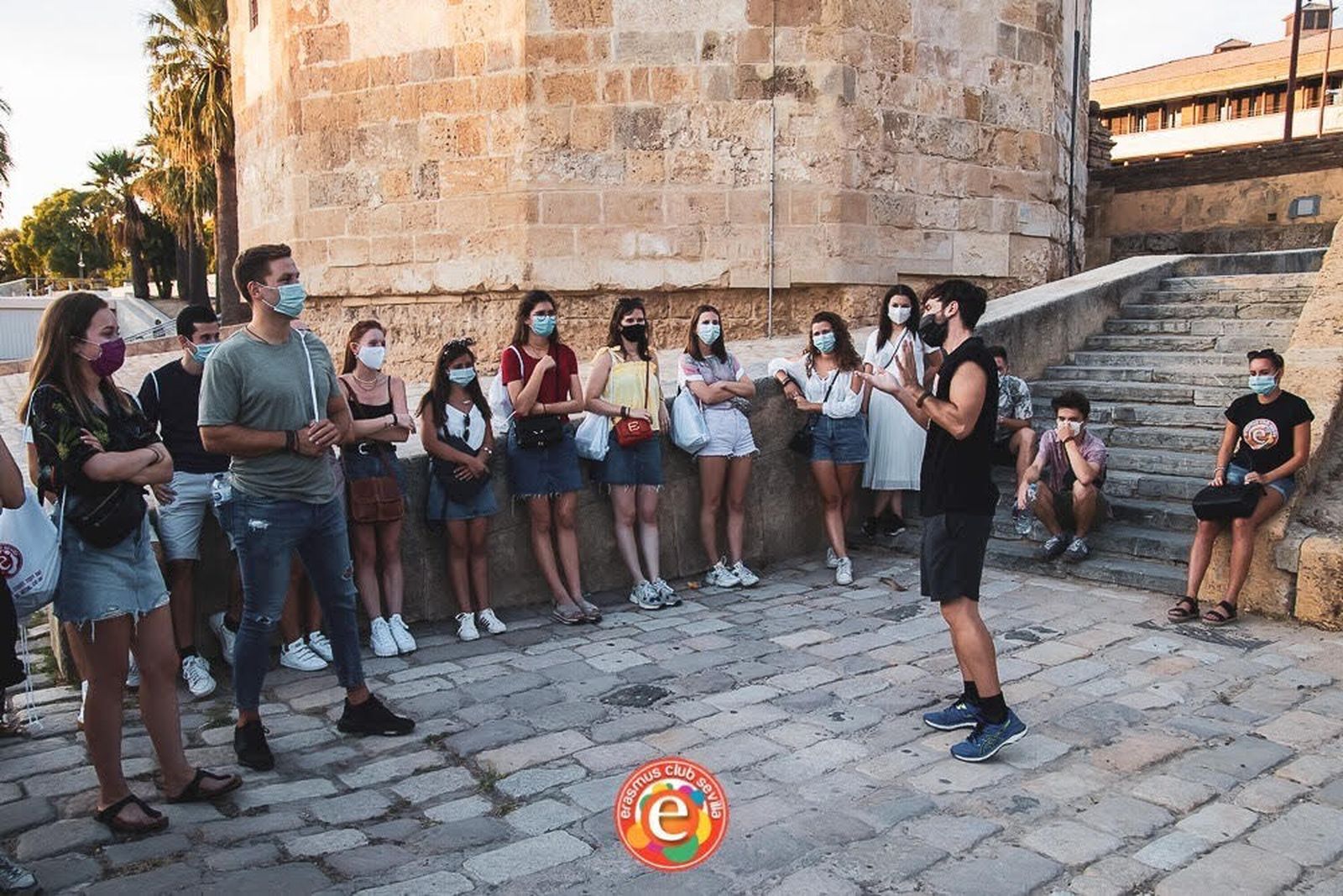 Erasmus Club Sevilla en una de sus actividades