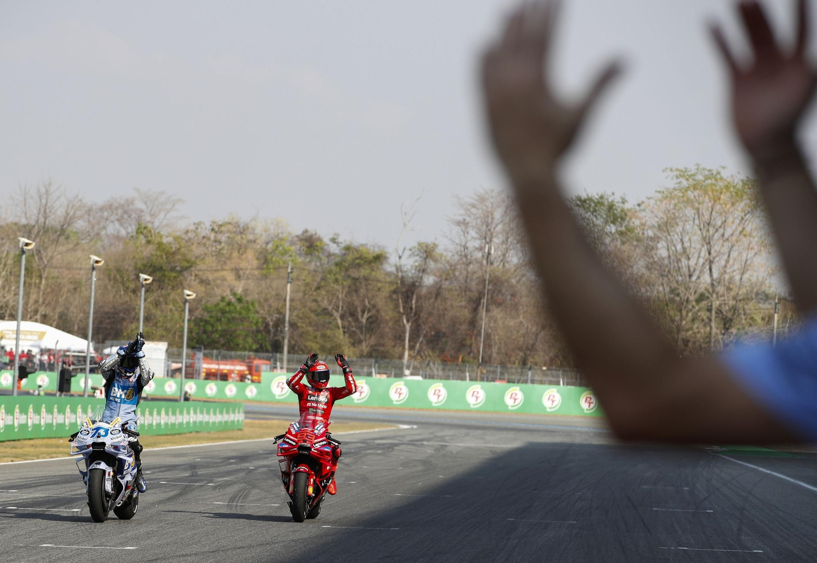 Las fotos del primer triunfo de Marc Márquez en la temporada