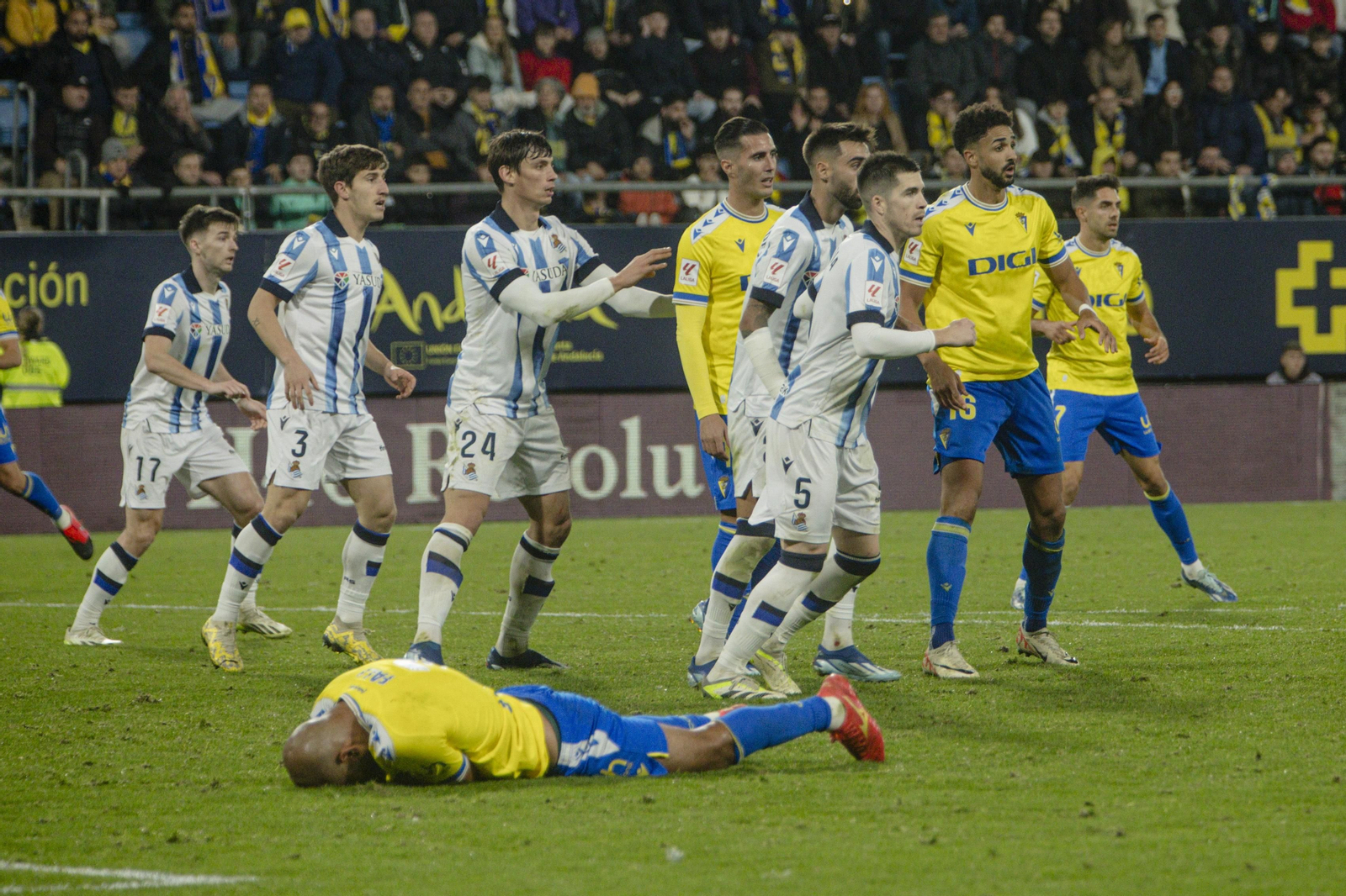 Cádiz CF - Real Sociedad, las imágenes del partido .