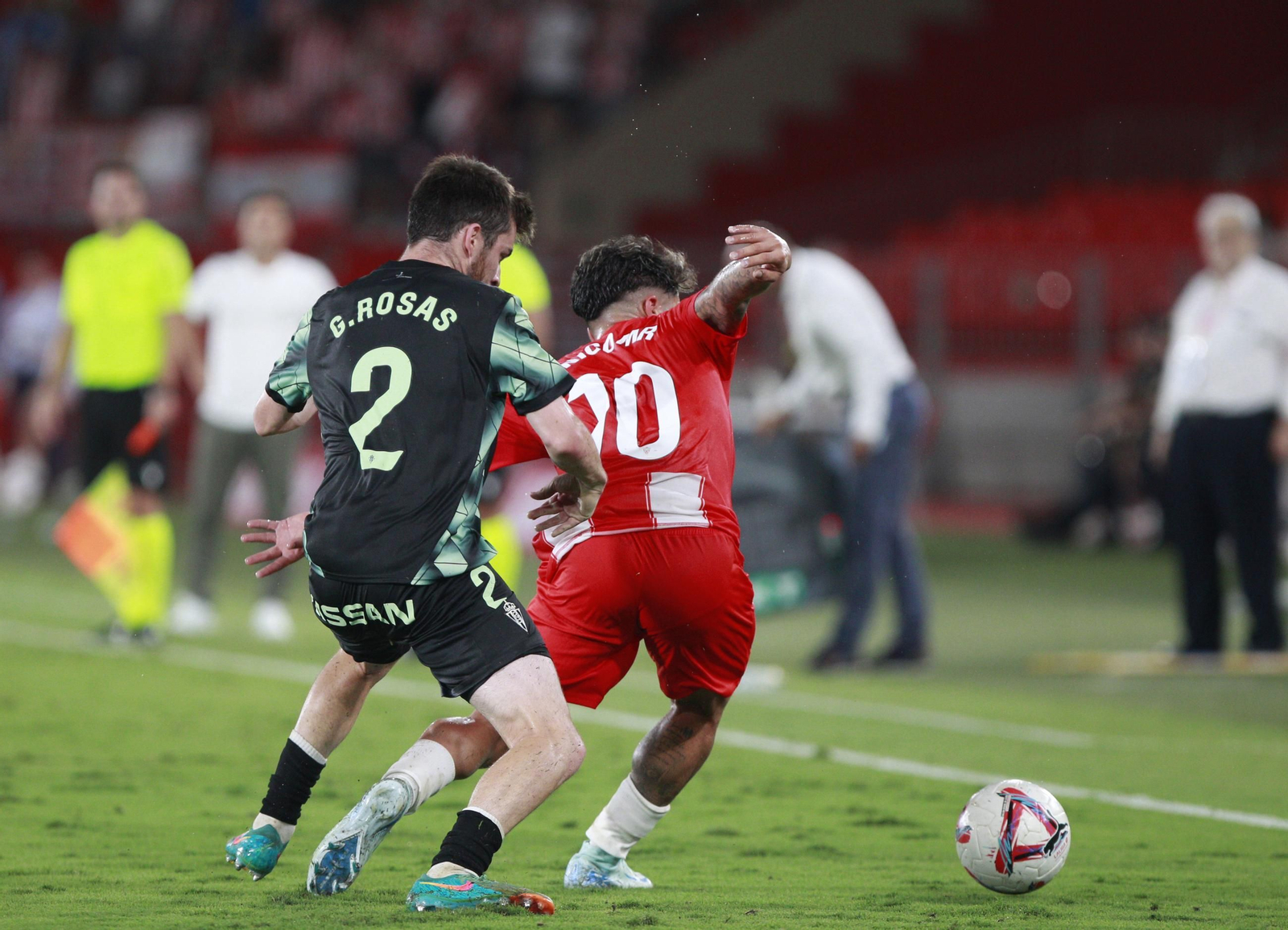 El partido U.D. Almería-Sporting de Gijón, en imágenes