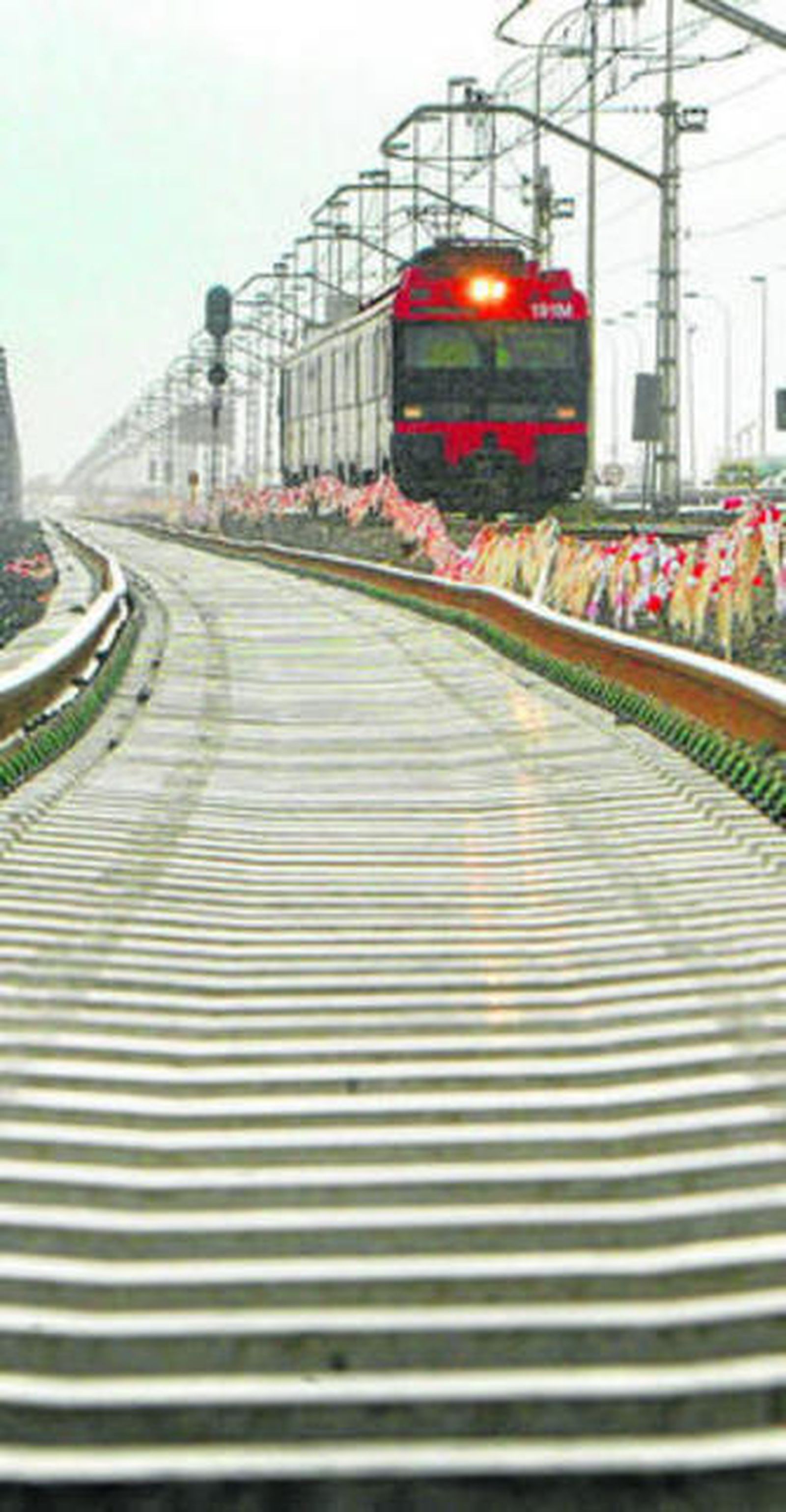 Obras de duplicación en el tramo de Cádiz hace ya diez años.