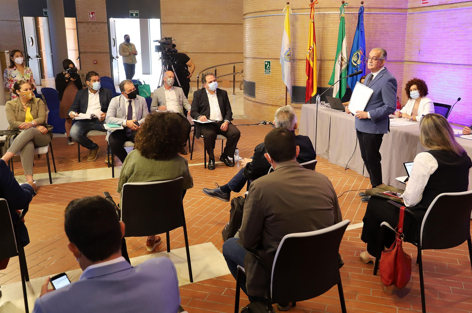 Imágenes del pleno de Diputación celebrado en el Foro Iberoamericano