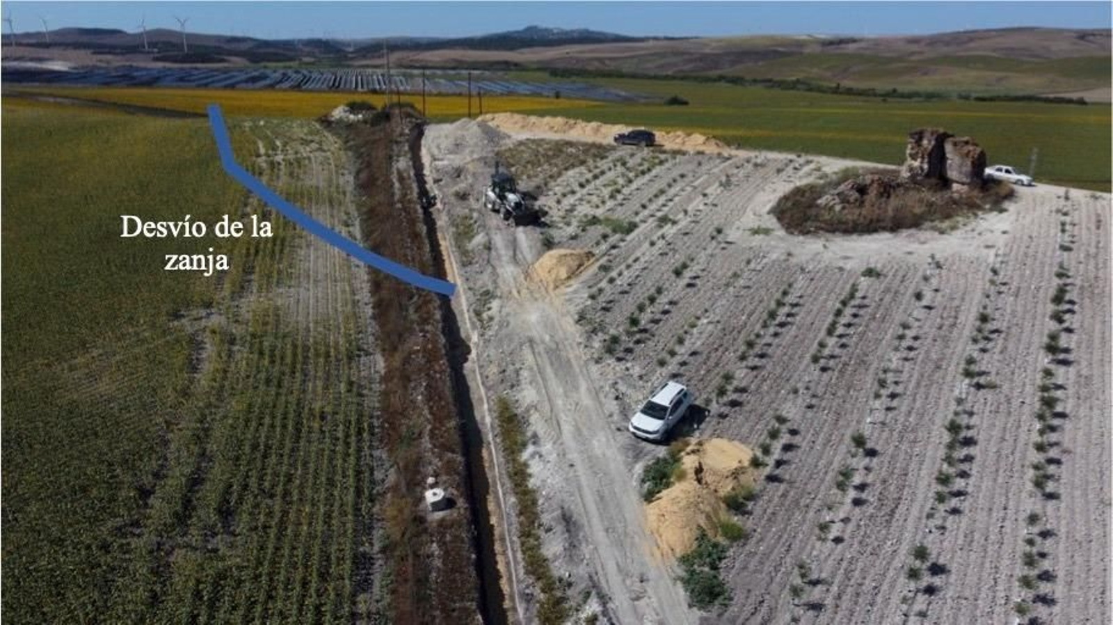 Trabajos arqueológicos en el tramo del acueducto Tempul-Cádiz hallado en Jerez