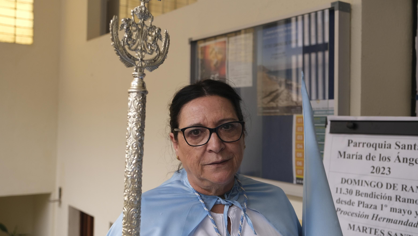 La procesión de Los Ángeles en Almería, en imágenes