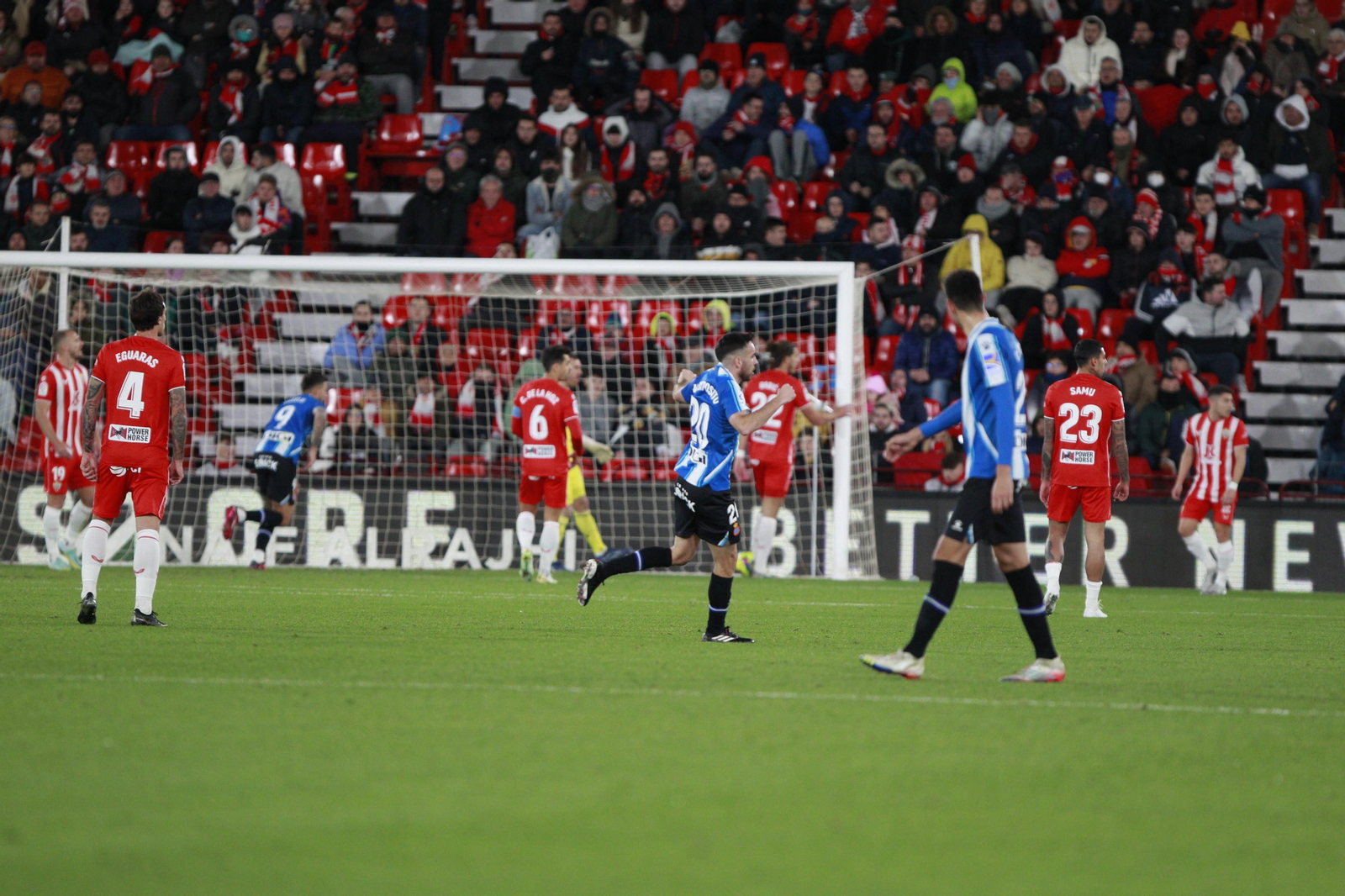 Imágenes del partido U.D. Almería-R.C.D. Espanyol