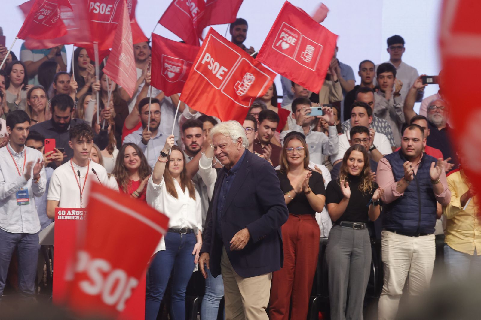 las imágenes del acto del PSOE en Sevilla