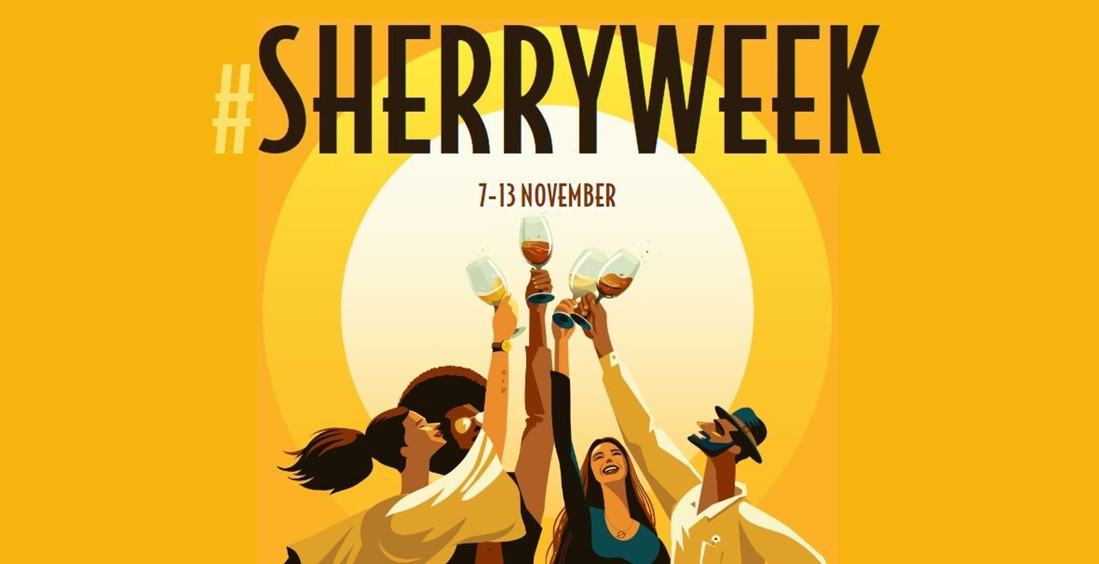 Cartel de la novena edición de la Sherry Week.