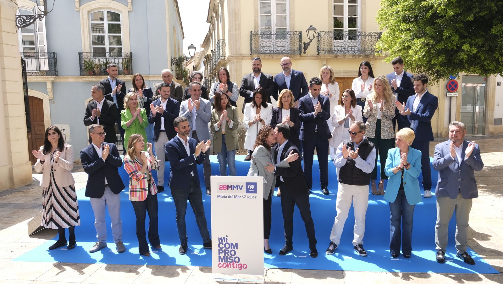 Imágenes de la presentación de la candidatura municipal del PP a Almería capital