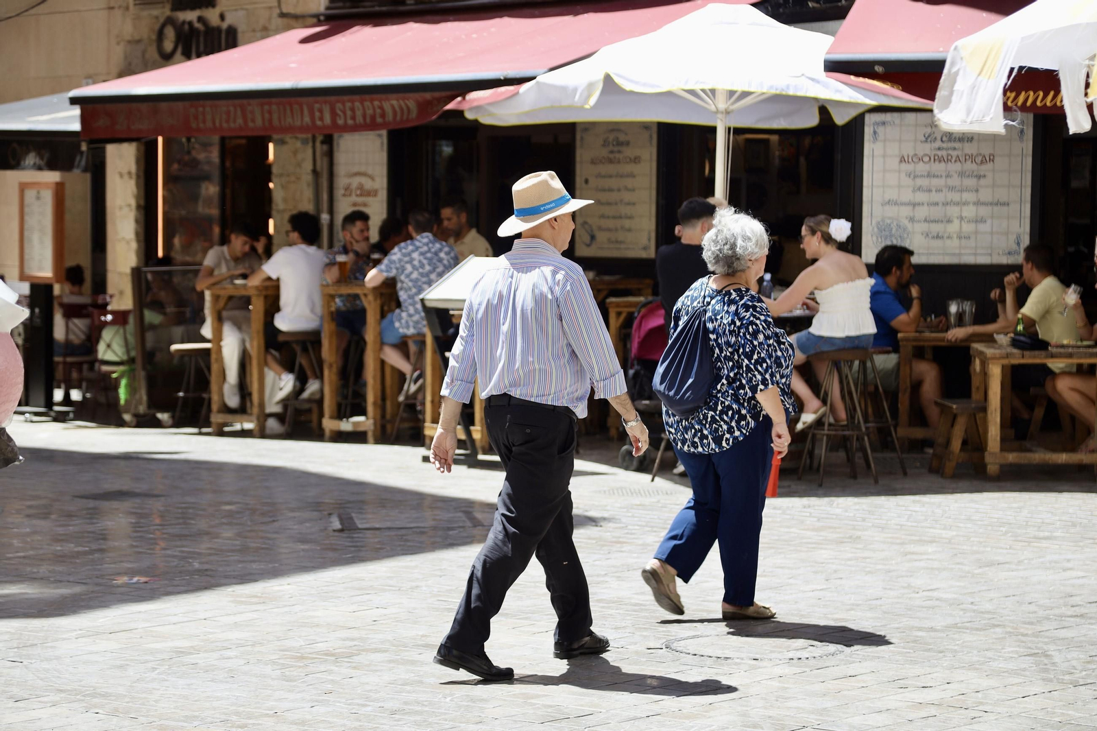 El miércoles de Feria en el Centro de Málaga, en imágenes
