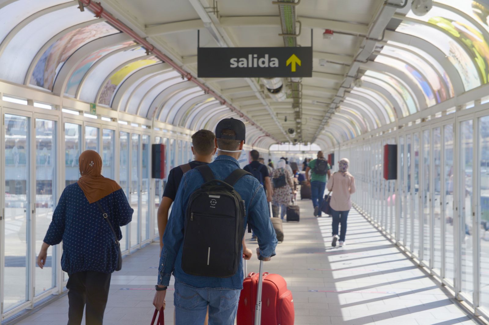 Fotos del atraque del buque Ciudad de Malaga