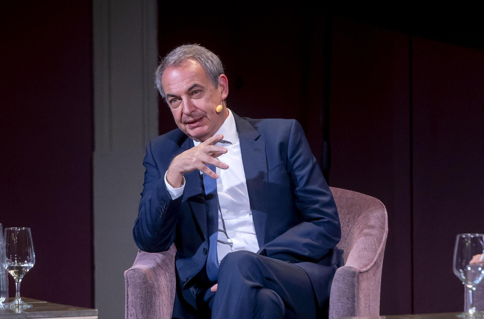 El ex presidente del Gobierno José Luis Rodríguez Zapatero, este lunes.