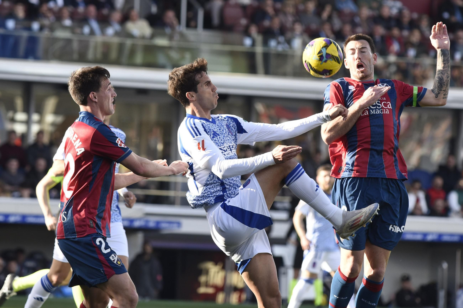 Los rojiblancos empataron la pasada temporada en El Alcoraz.
