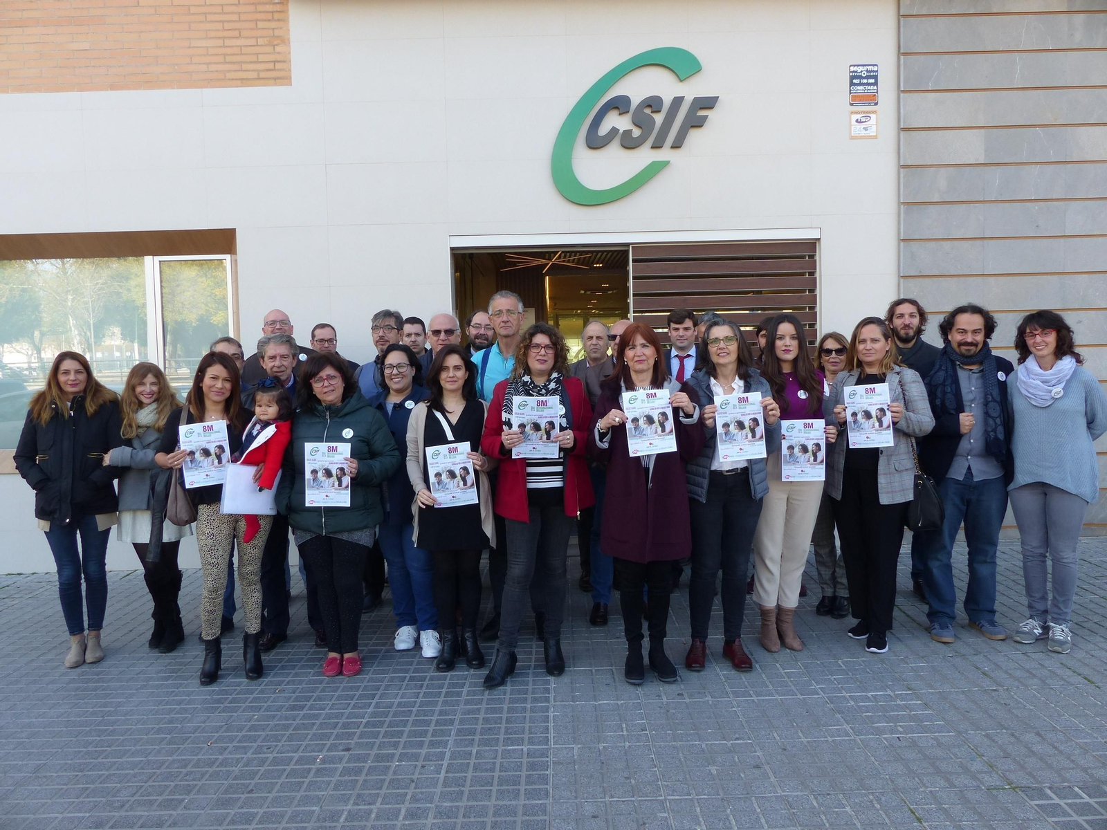 Concentración de CSIF Córdoba con motivo del 8M.