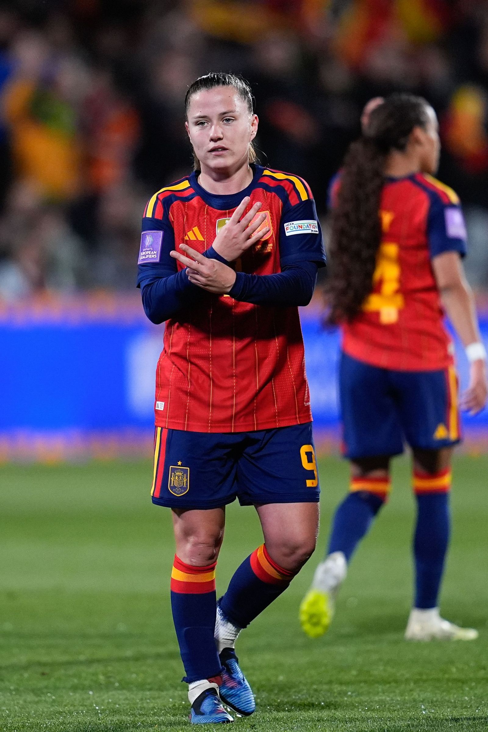 Las fotos del España-Islandia de fútbol femenino