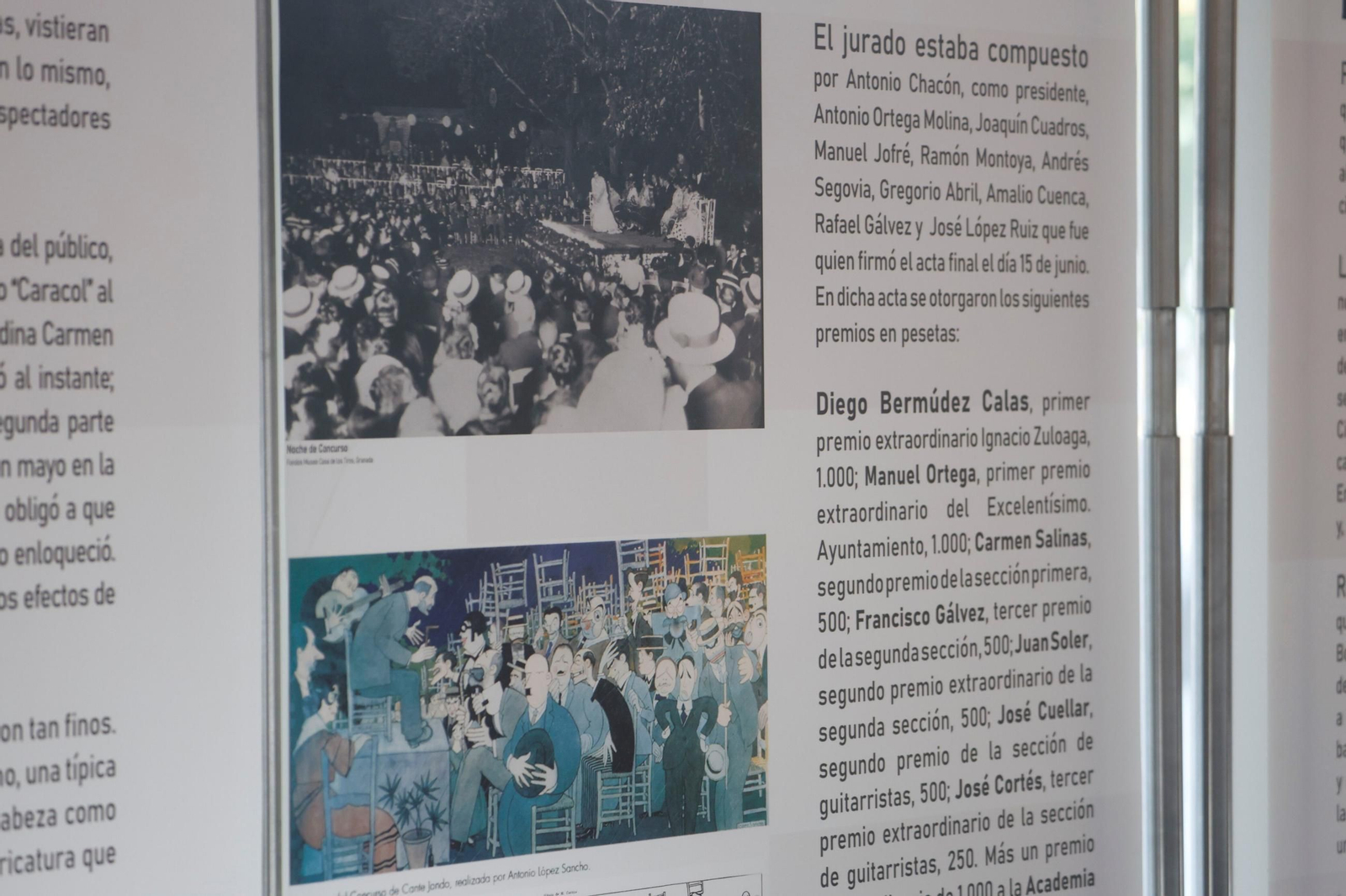 Un recorrido en imágenes por la exposición 'Itinerancias de lo jondo' en la Biblioteca Grupo Cántico