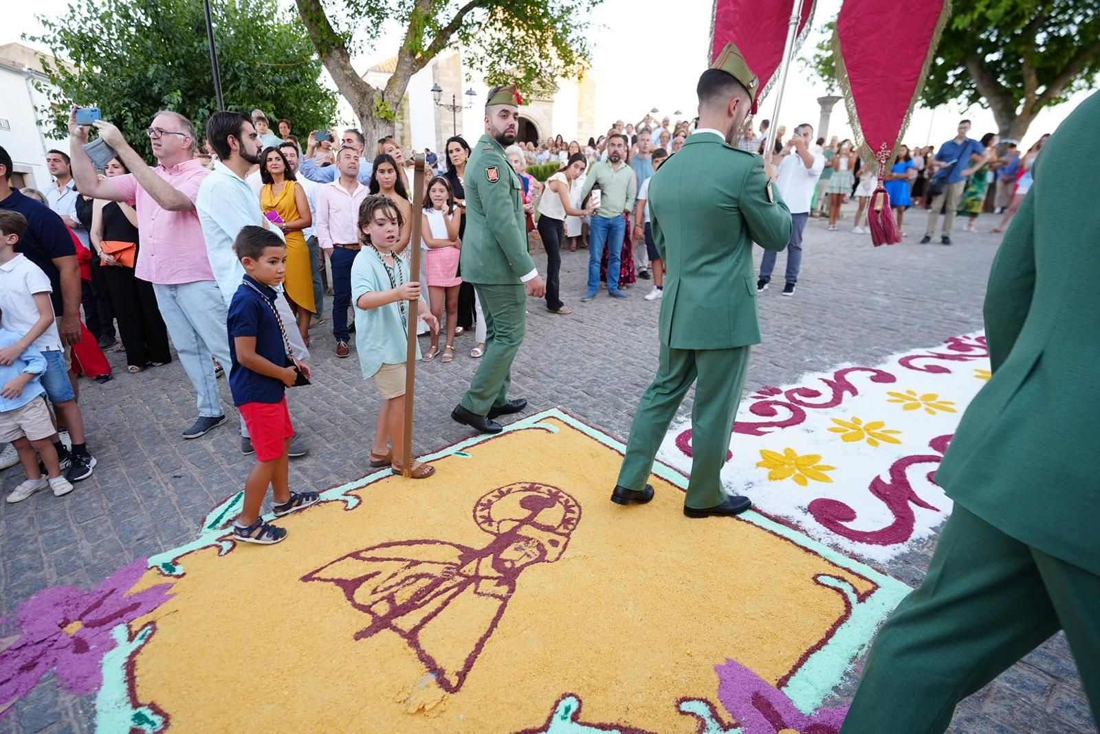 La procesión de San Roque en Dos Torres