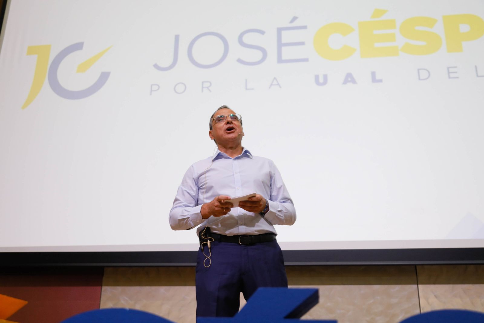 Inicio de la campaña electoral de José Céspedes como candidato a Rector de la Universidad de Almería-UAL
