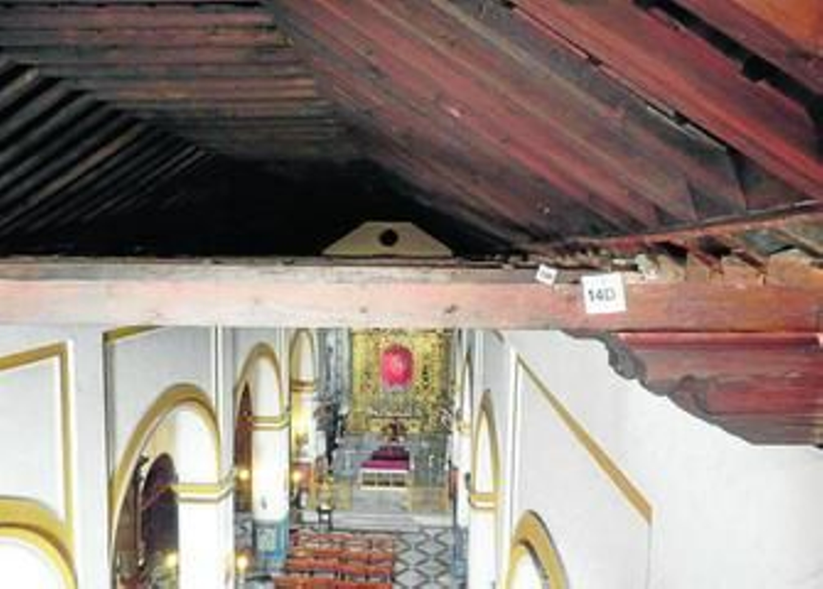 El artesonado ha sido estudiado de manera importante para conocer sus afecciones.