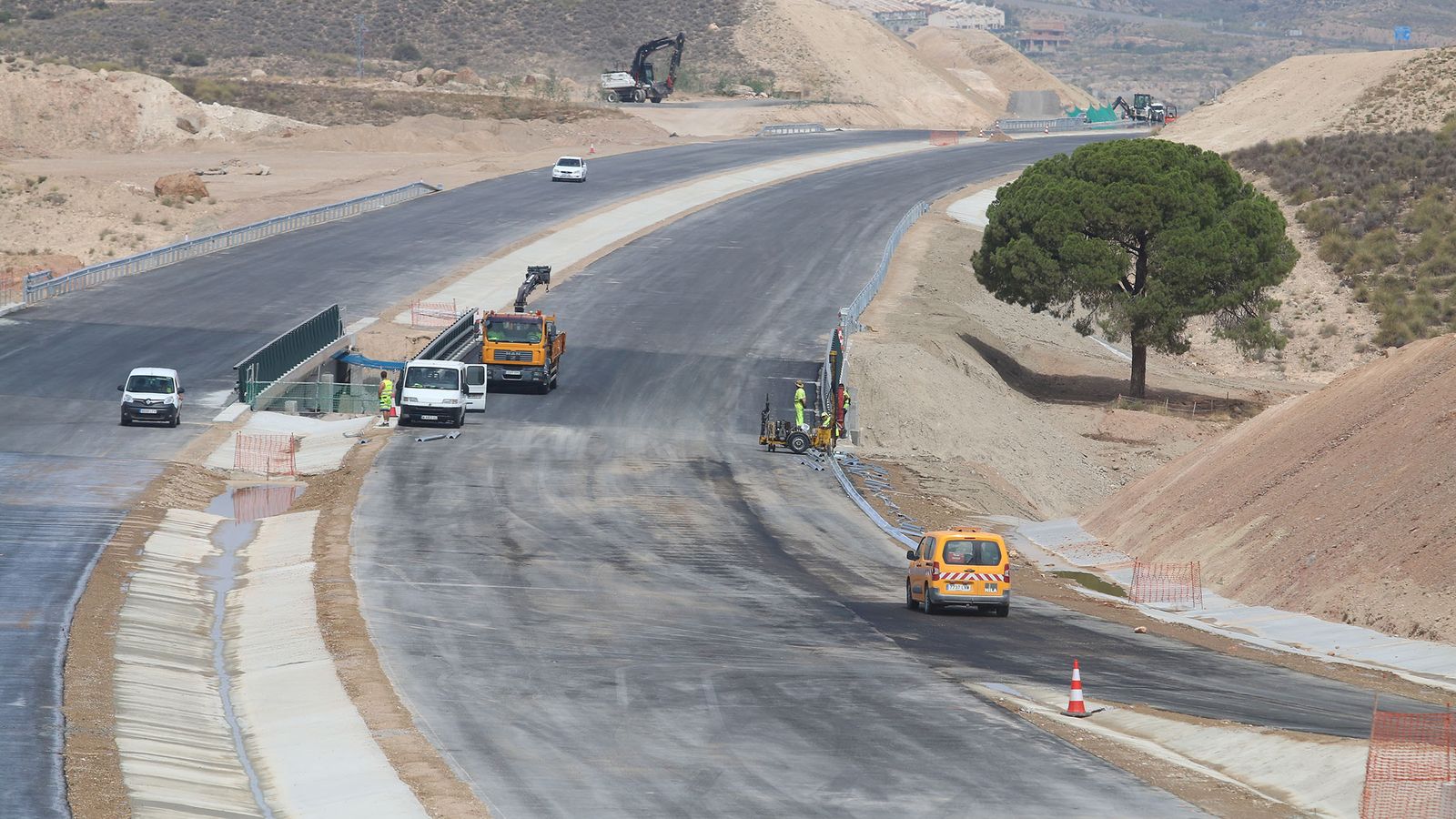 Obras en la Autovía del Almanzora.