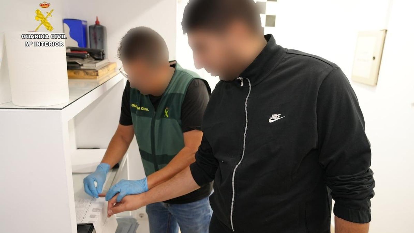 Karim, tras su detención.