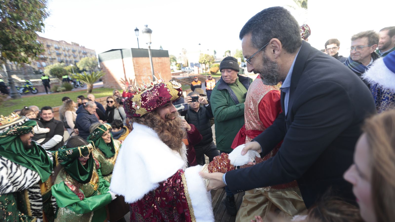 Las fotos de la recepción a los Reyes Magos en el ayuntamiento de La Línea