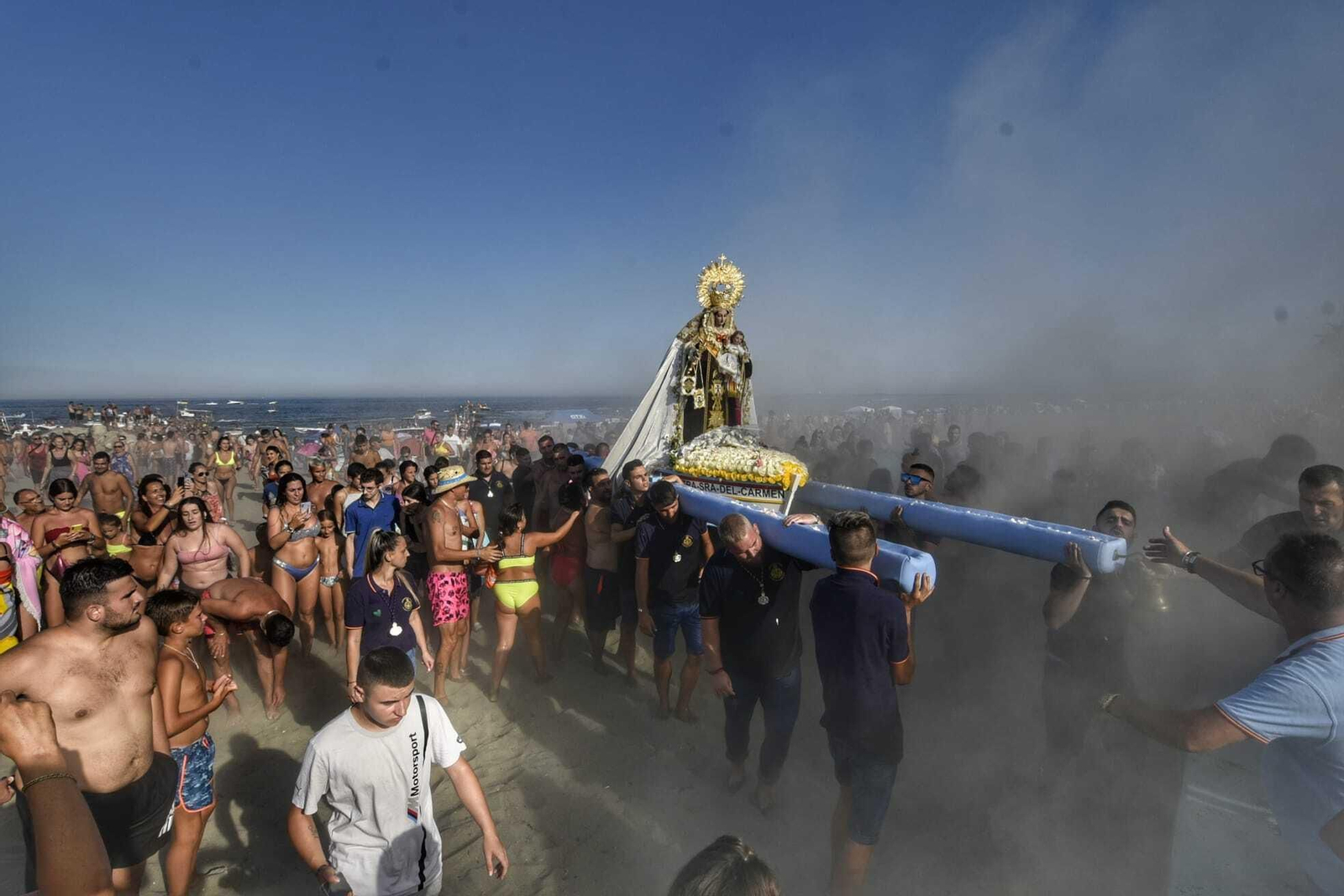 Las fotos de la procesión de la Virgen del Carmen en La Línea