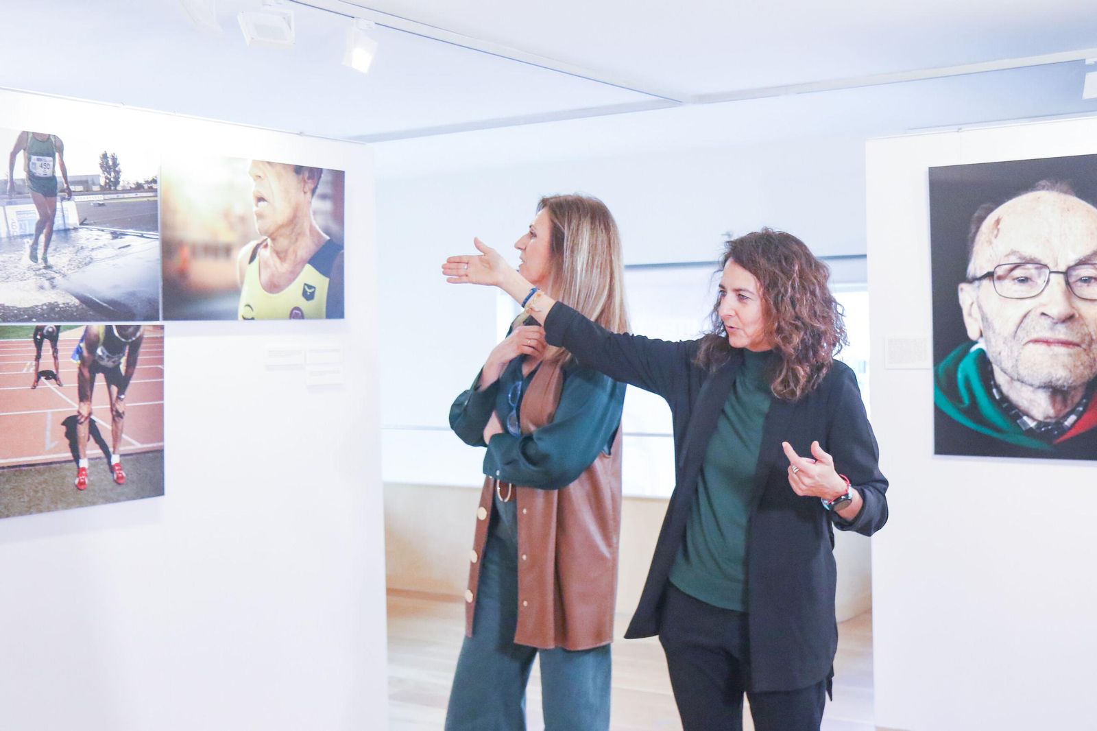 Susana Girón muestra su mirada al deporte de más de 65 en la Sala Zaida