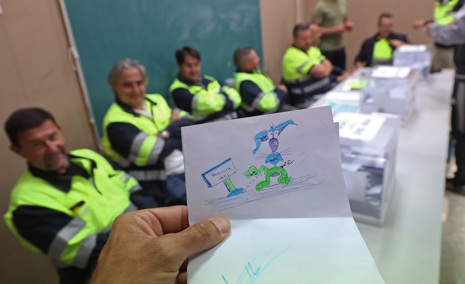 El resultado del referendum a la propuesta del convenio colectivo de Acerinox presentada por el CARL, en imágenes