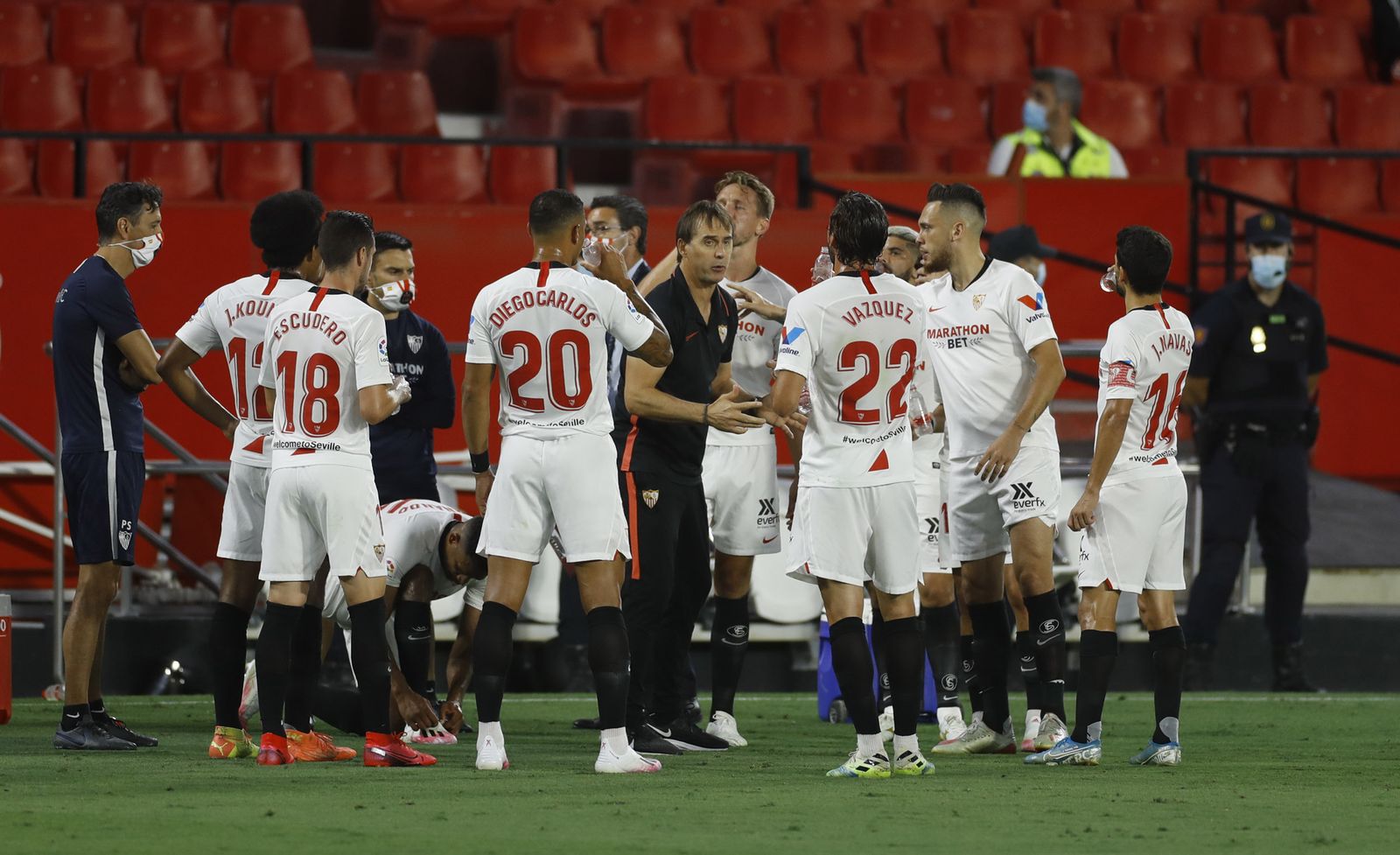 Las imágenes del Sevilla-Valladolid