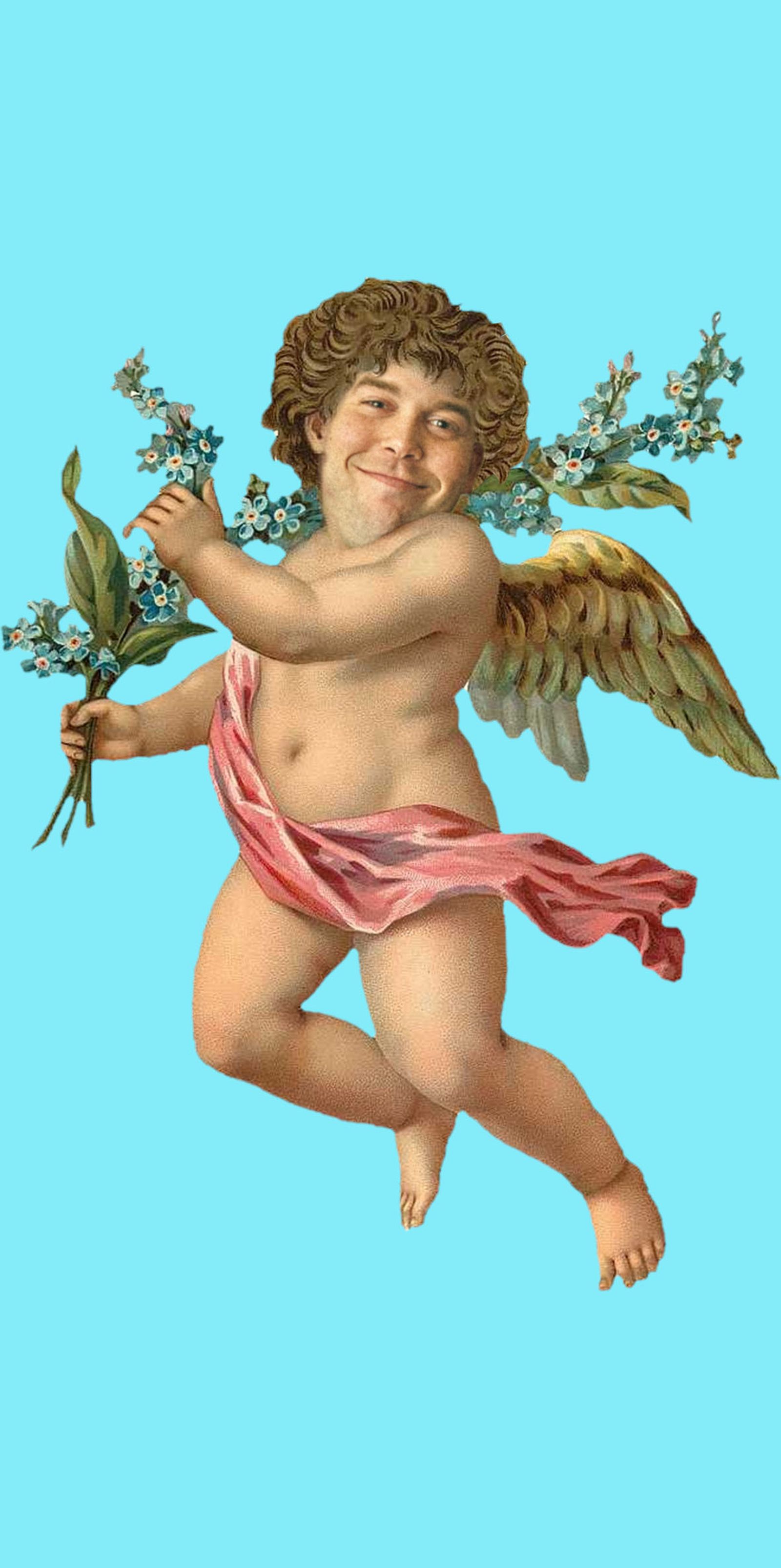 Carlos Pérez de querubín angelical.