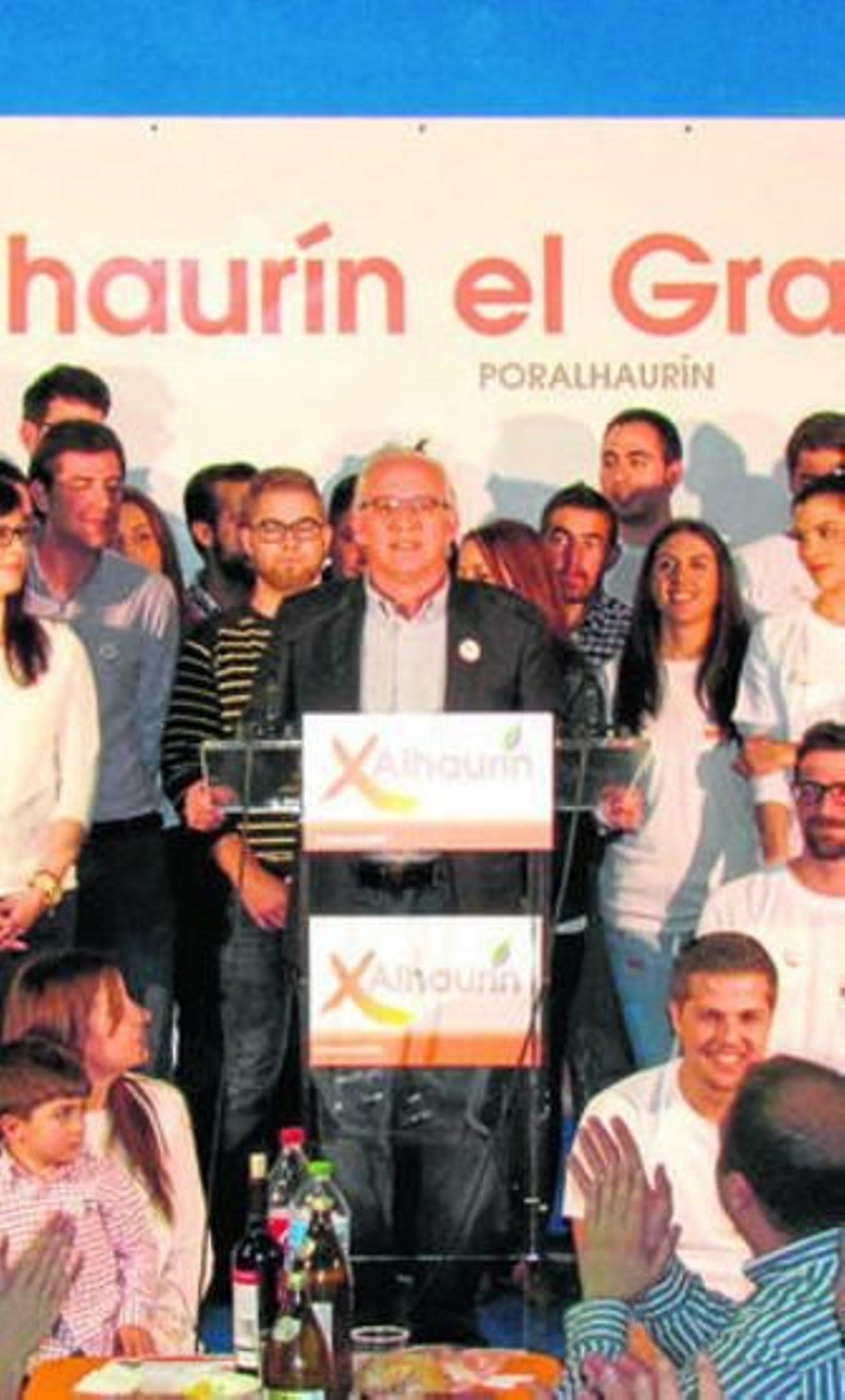 Martín Serón el día que anunció que anunció que concurría con Por Alhaurín.